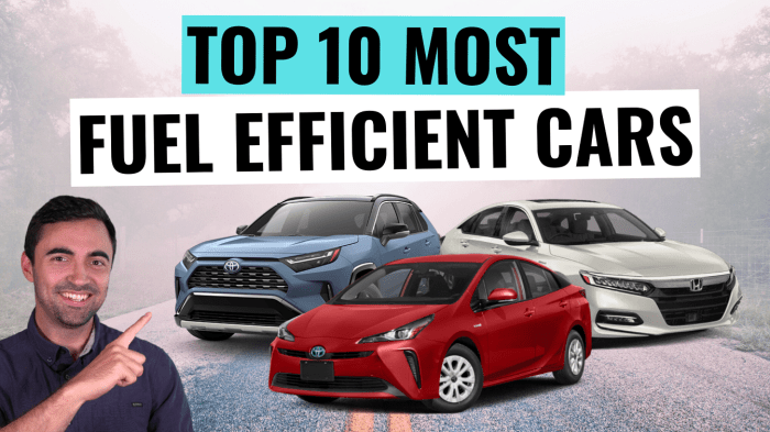 Most fuel-efficient cars for long road trips